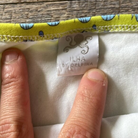 Ilha by Delfina fish print bikini bottoms - Picture 2 of 3